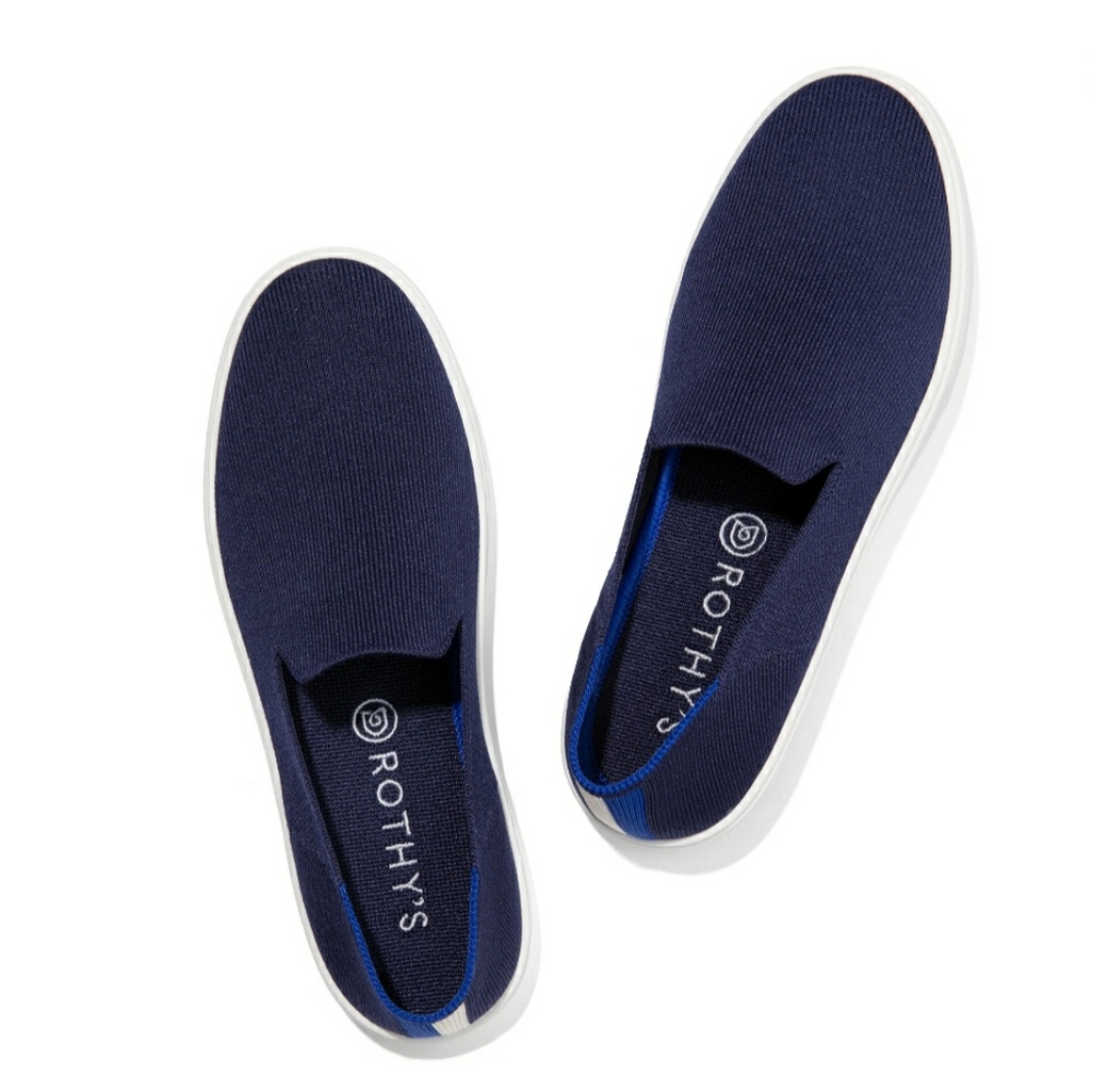 Rothy's sneakers, Deep Navy color
